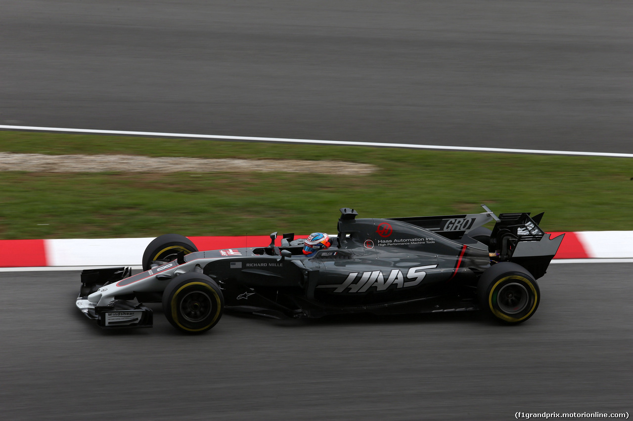 GP MALESIA, 29.09.2017 - Prove Libere 2, Romain Grosjean (FRA) Haas F1 Team VF-17