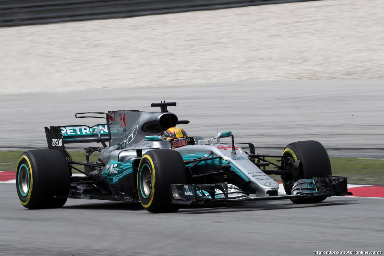 GP MALESIA, 29.09.2017 - Prove Libere 2, Lewis Hamilton (GBR) Mercedes AMG F1 W08