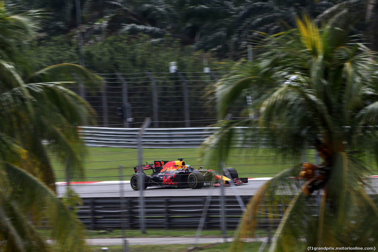 GP MALESIA, 29.09.2017 - Prove Libere 2, Daniel Ricciardo (AUS) Red Bull Racing RB13