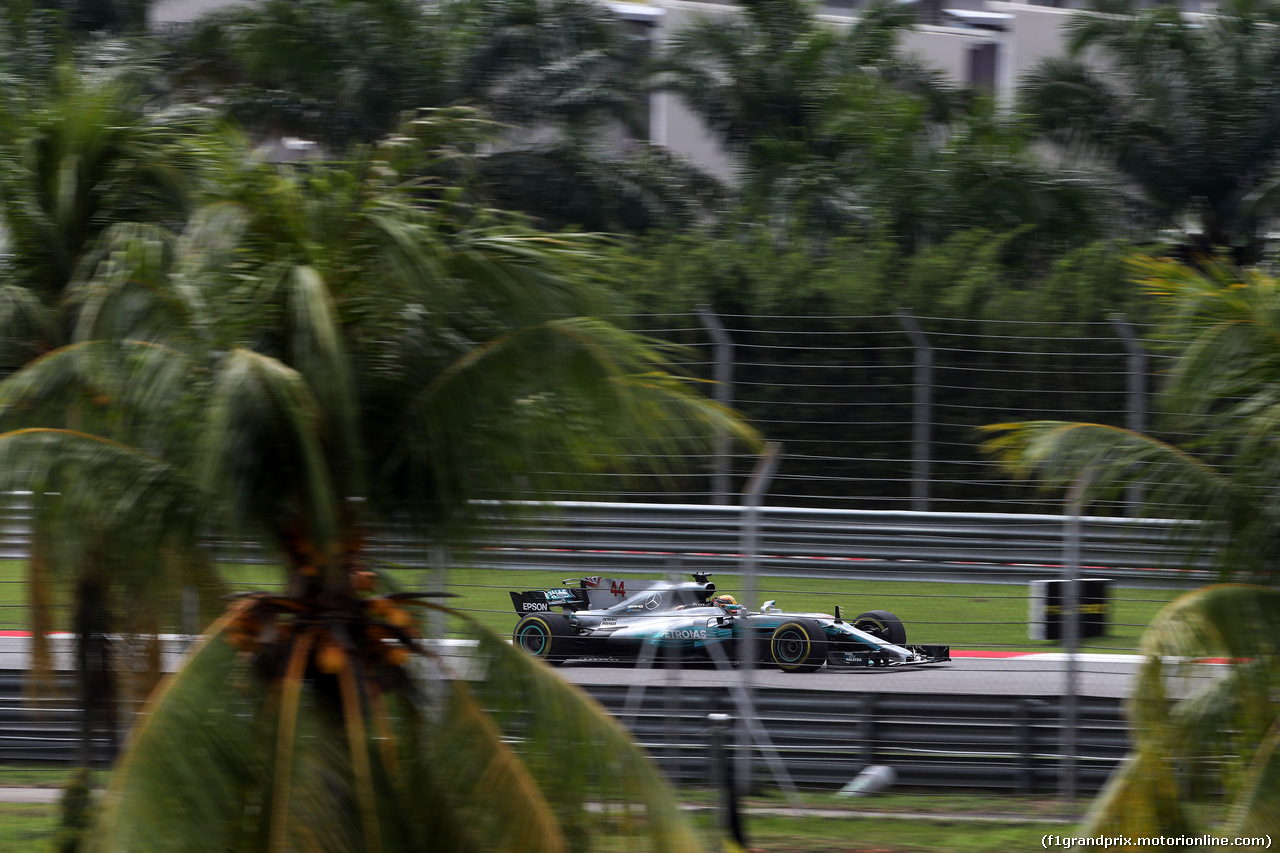 GP MALESIA, 29.09.2017 - Prove Libere 2, Lewis Hamilton (GBR) Mercedes AMG F1 W08
