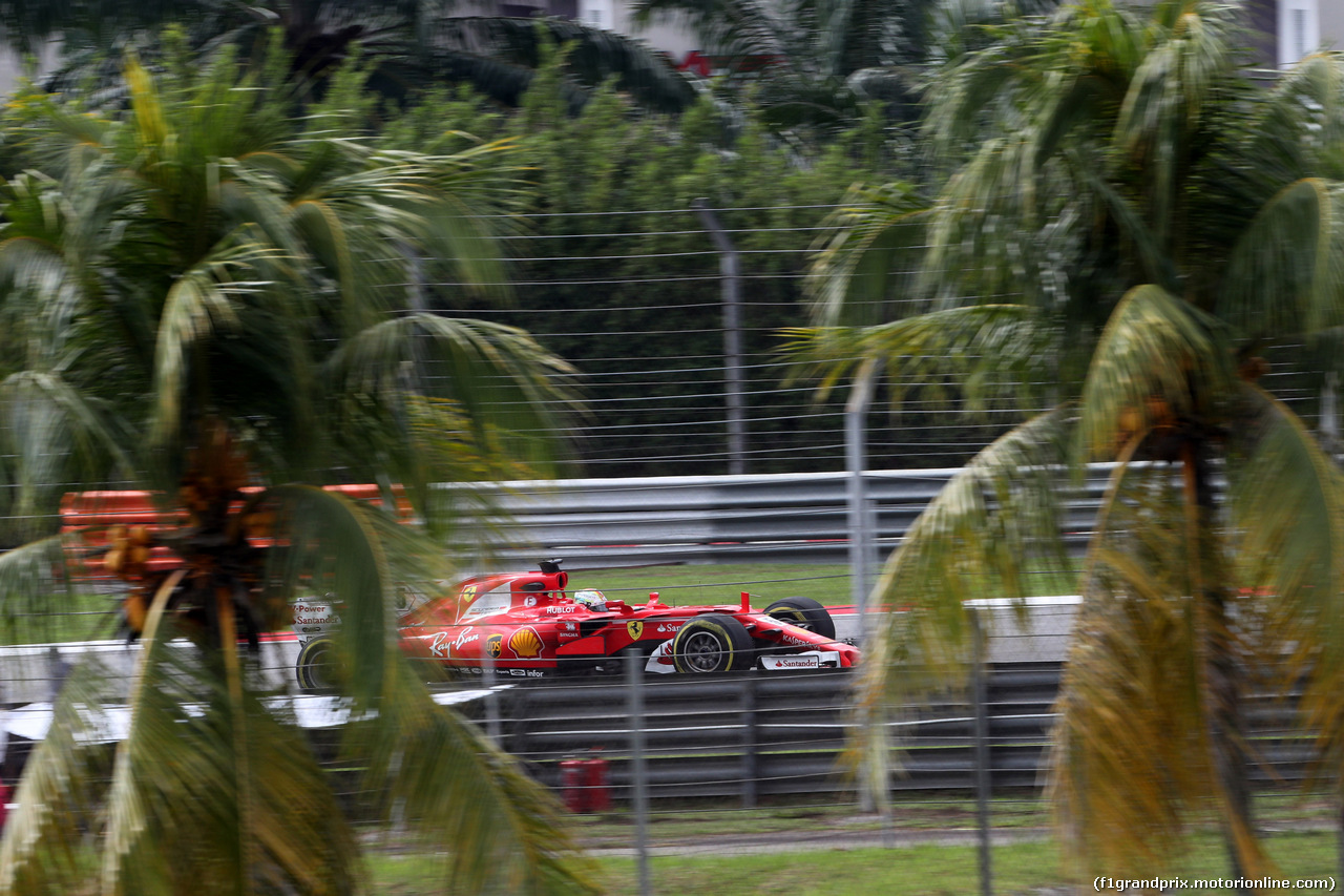 GP MALESIA, 29.09.2017 - Prove Libere 2, Sebastian Vettel (GER) Ferrari SF70H