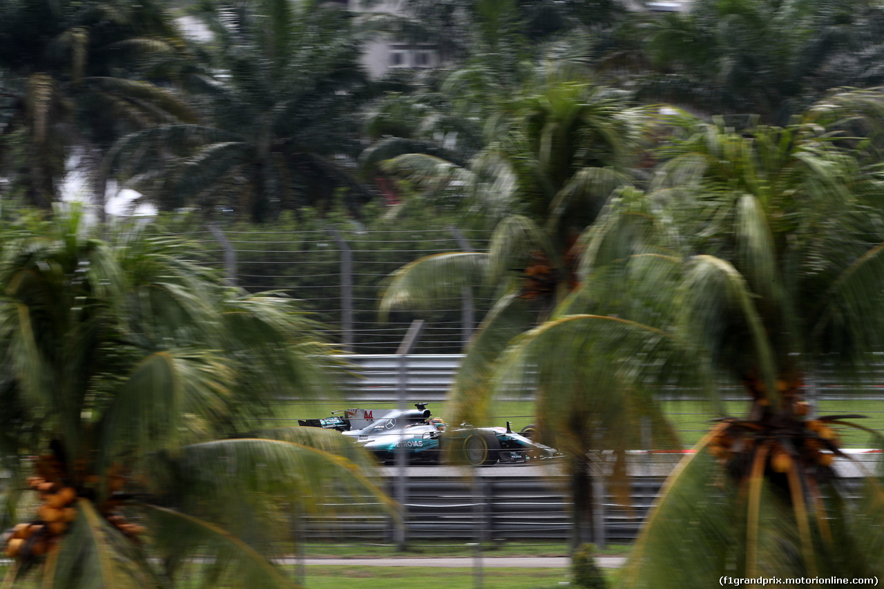 GP MALESIA, 29.09.2017 - Prove Libere 2, Lewis Hamilton (GBR) Mercedes AMG F1 W08