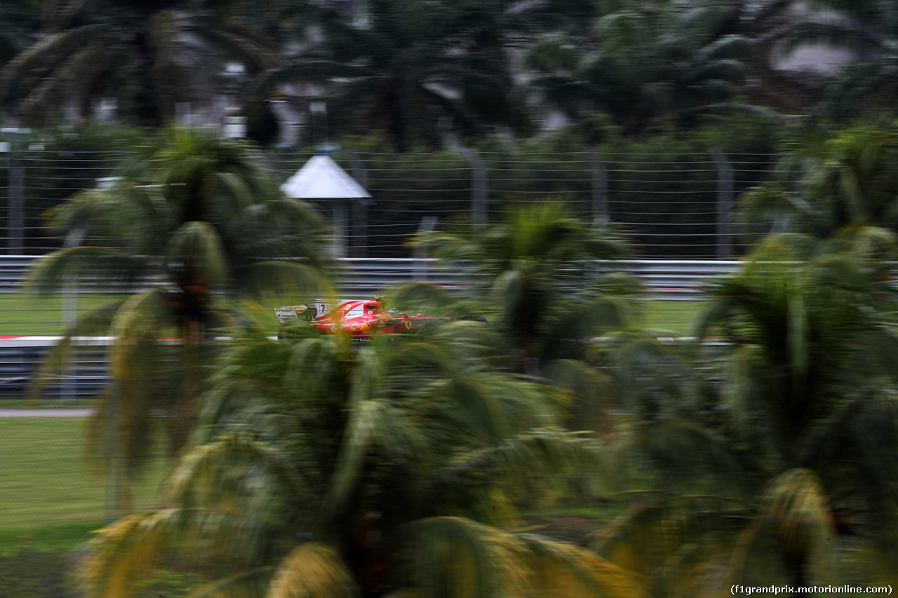 GP MALESIA, 29.09.2017 - Prove Libere 2, Kimi Raikkonen (FIN) Ferrari SF70H