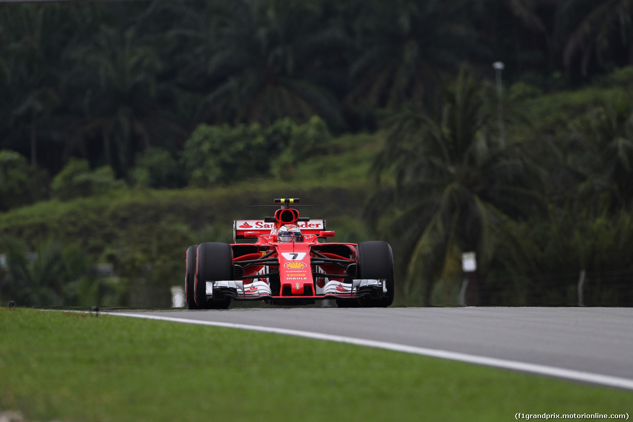 GP MALESIA, 29.09.2017 - Prove Libere 2, Kimi Raikkonen (FIN) Ferrari SF70H