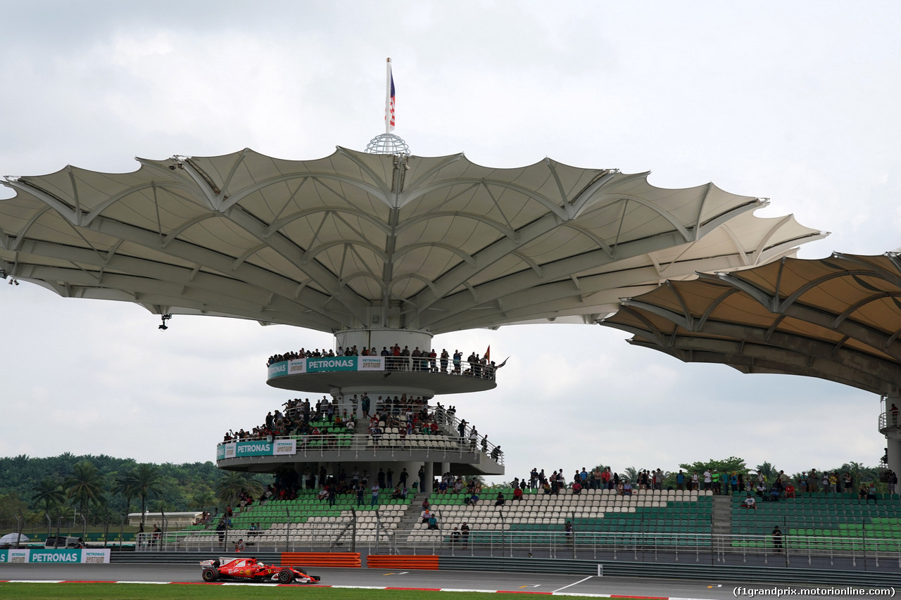 GP MALESIA, 29.09.2017 - Prove Libere 2, Sebastian Vettel (GER) Ferrari SF70H