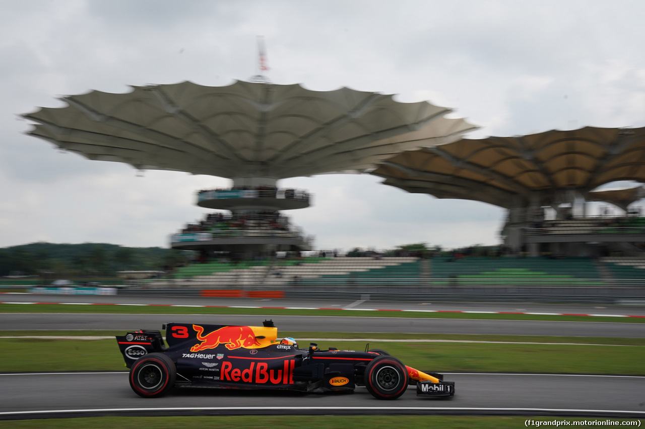 GP MALESIA, 29.09.2017 - Prove Libere 2, Daniel Ricciardo (AUS) Red Bull Racing RB13