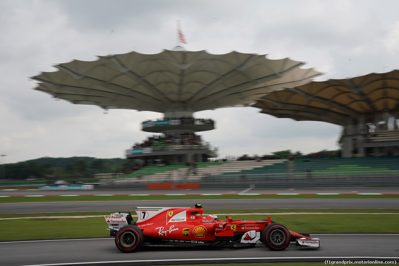 GP MALESIA, 29.09.2017 - Prove Libere 2, Kimi Raikkonen (FIN) Ferrari SF70H