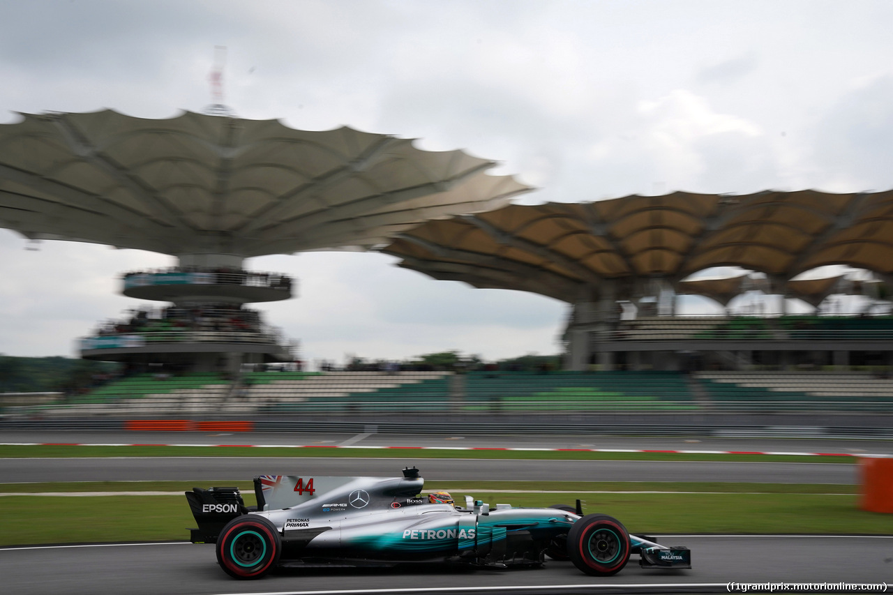 GP MALESIA, 29.09.2017 - Prove Libere 2, Lewis Hamilton (GBR) Mercedes AMG F1 W08
