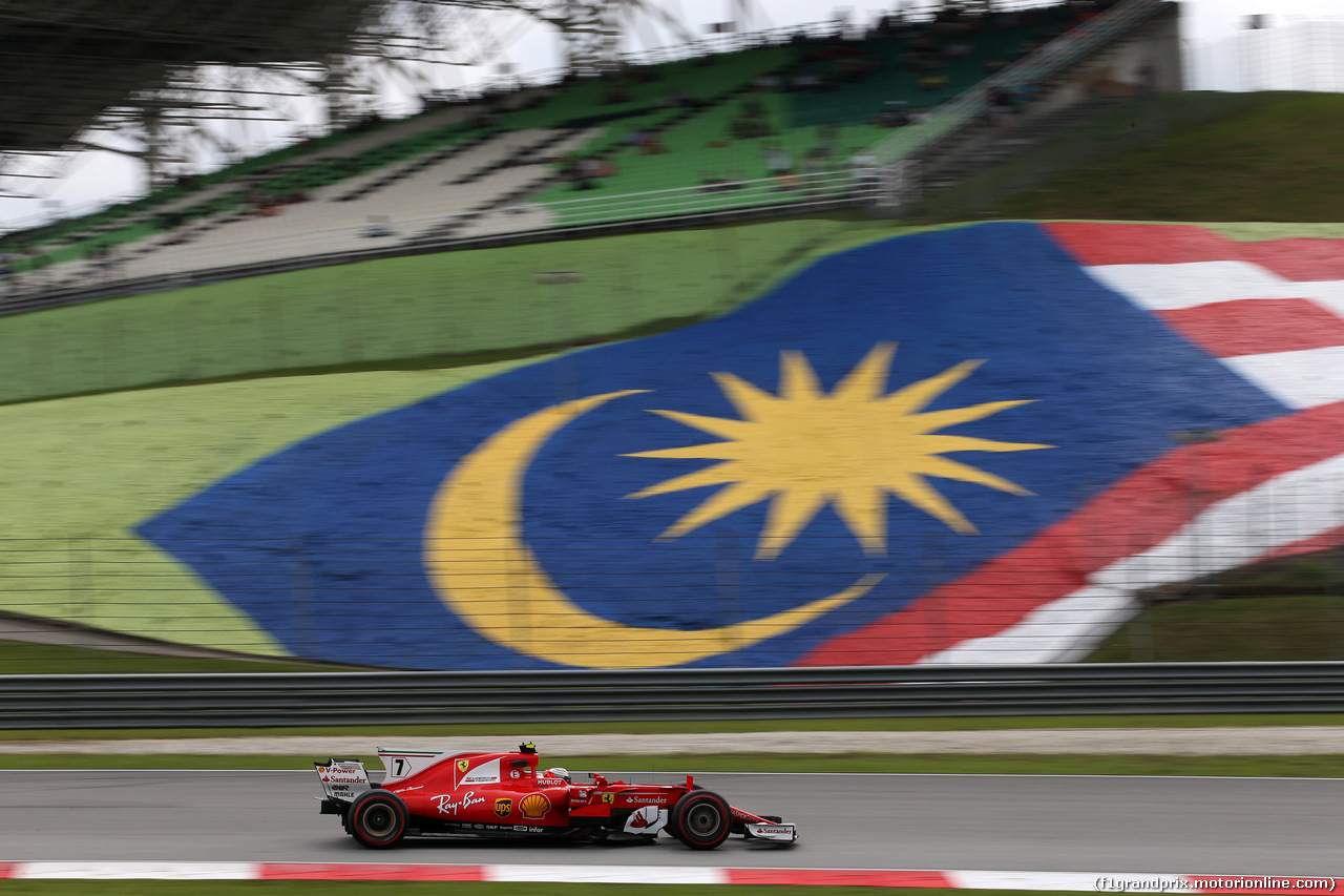 GP MALESIA, 29.09.2017 - Prove Libere 2, Kimi Raikkonen (FIN) Ferrari SF70H