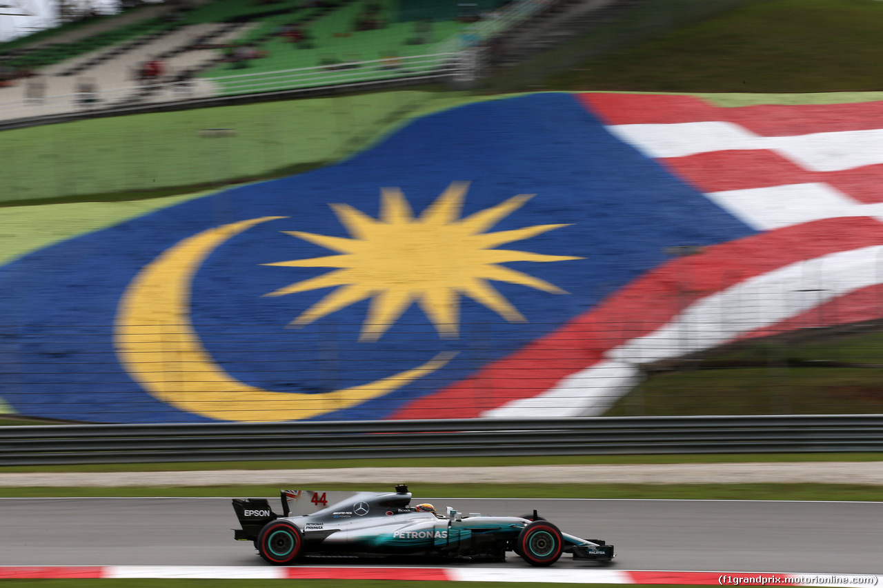 GP MALESIA, 29.09.2017 - Prove Libere 2, Lewis Hamilton (GBR) Mercedes AMG F1 W08