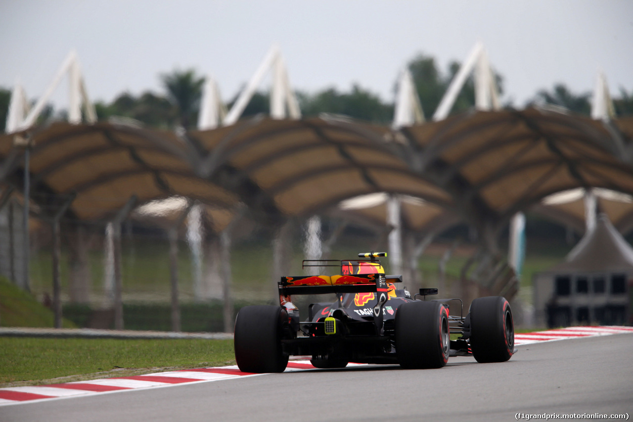 GP MALESIA, 29.09.2017 - Prove Libere 2, Max Verstappen (NED) Red Bull Racing RB13