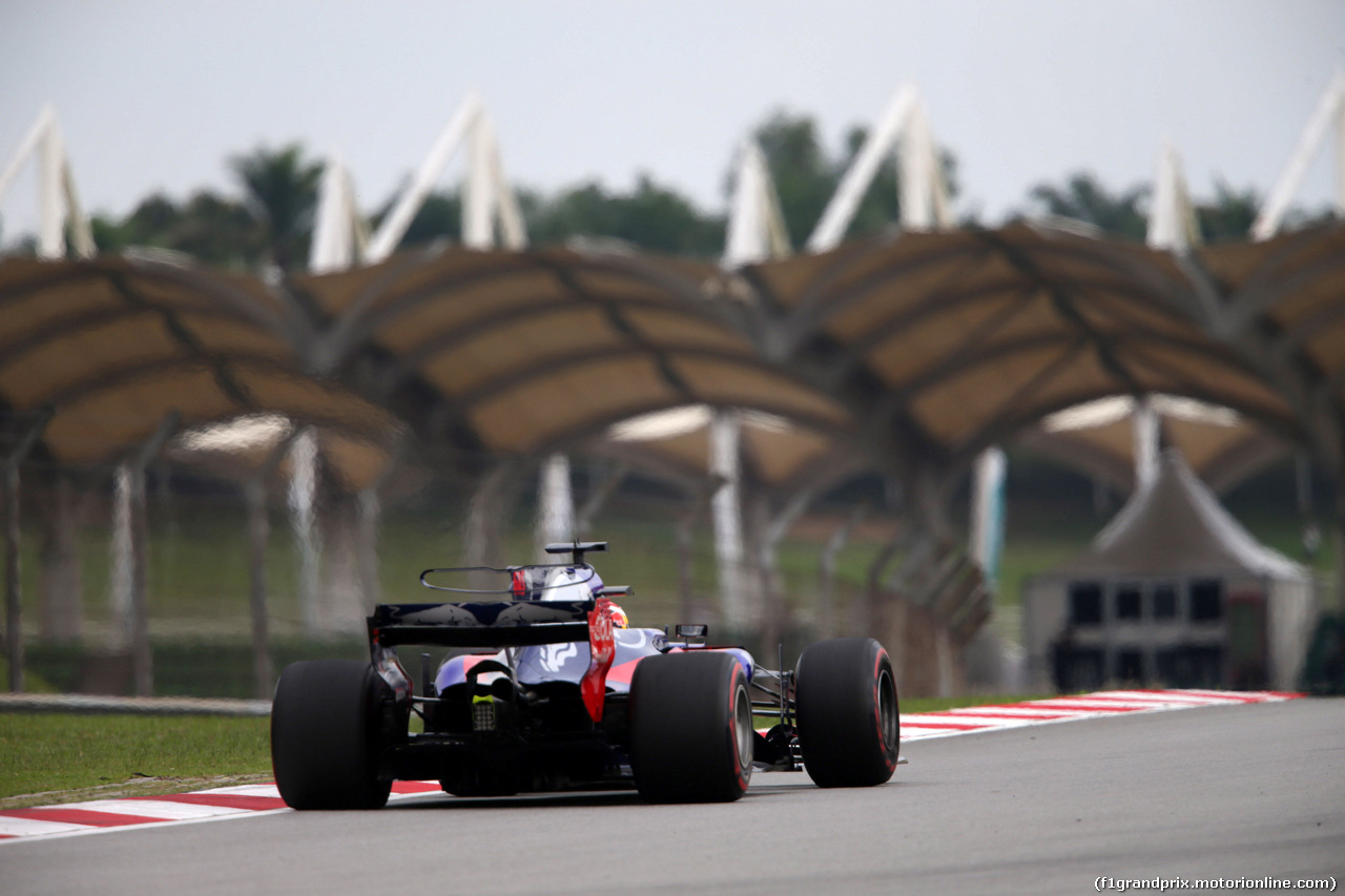 GP MALESIA, 29.09.2017 - Prove Libere 2, Pierre Gasly (FRA) Scuderia Toro Rosso STR12