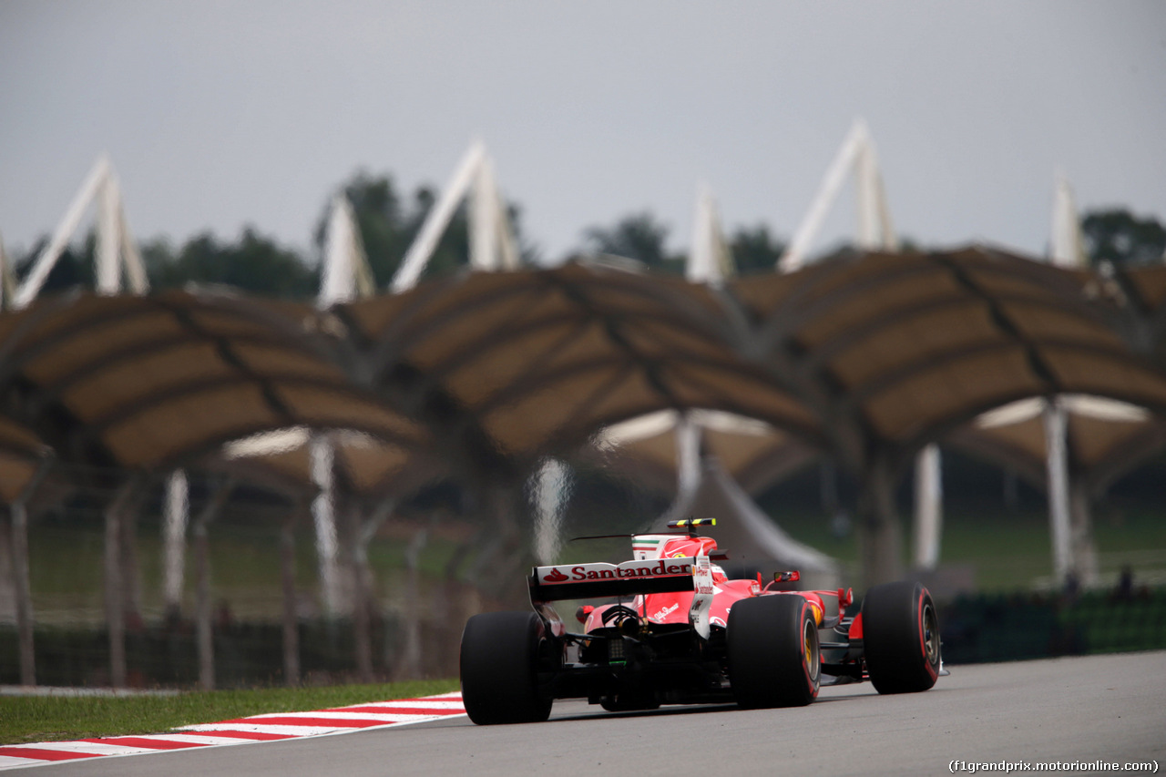GP MALESIA, 29.09.2017 - Prove Libere 2, Kimi Raikkonen (FIN) Ferrari SF70H