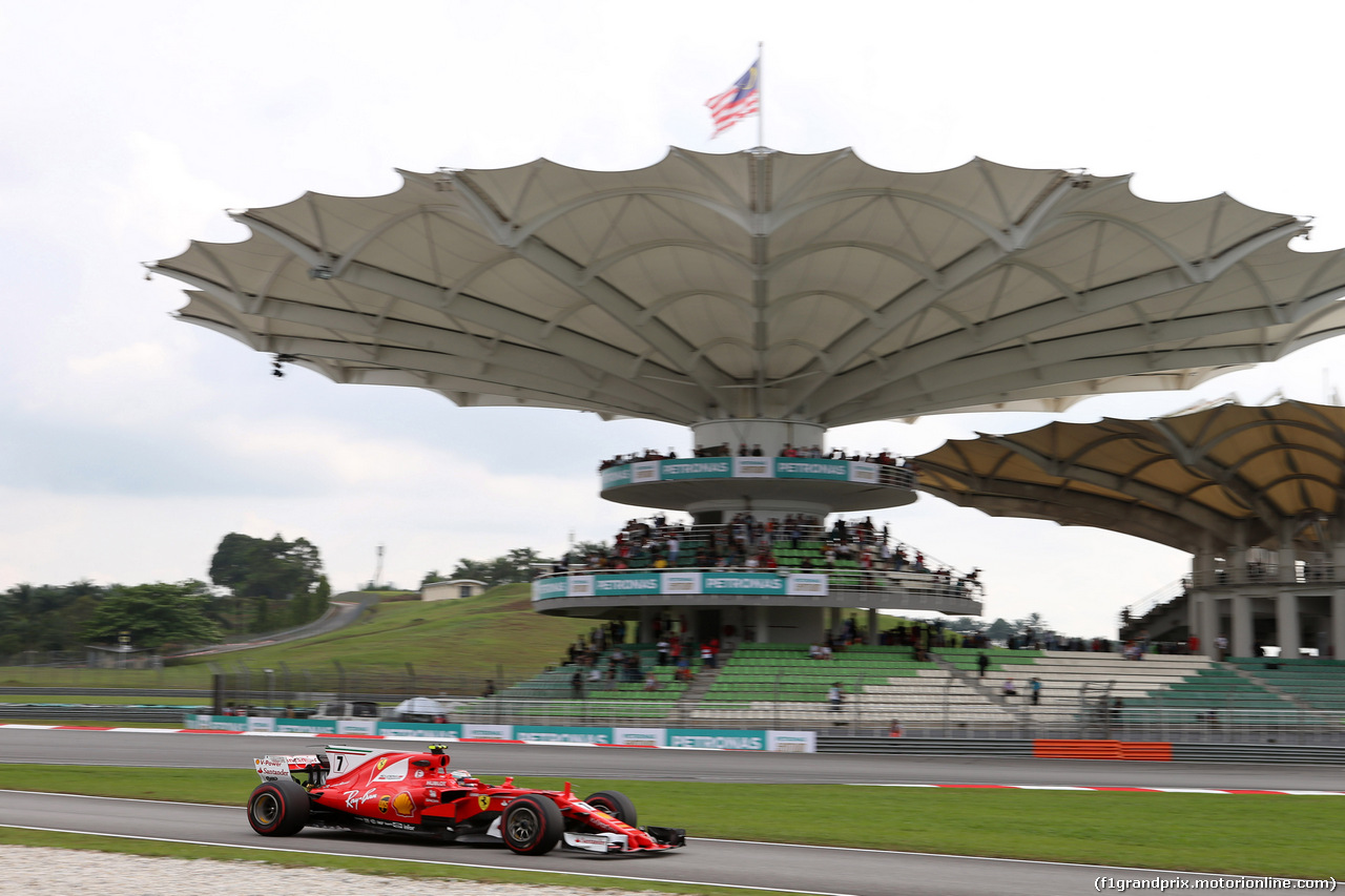 GP MALESIA, 29.09.2017 - Prove Libere 2, Kimi Raikkonen (FIN) Ferrari SF70H