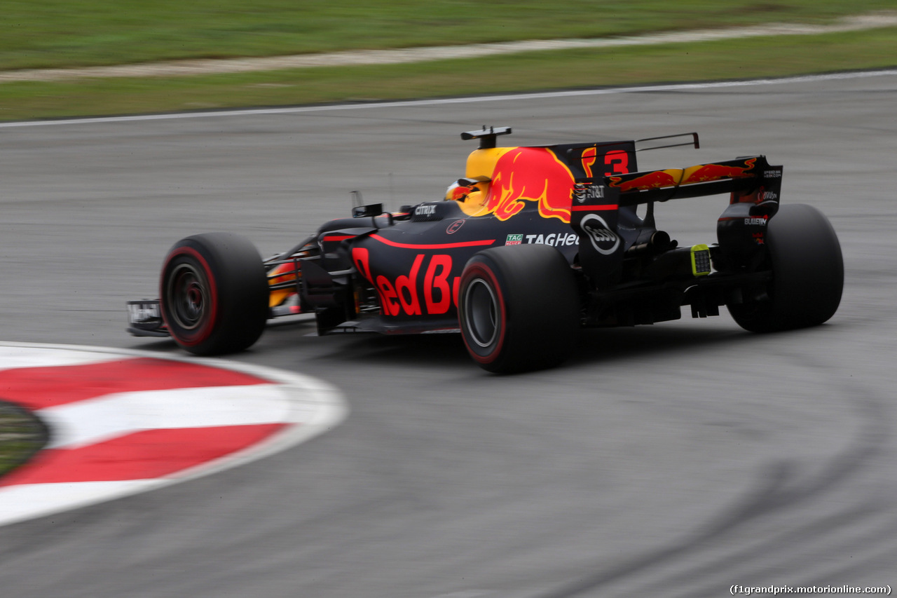 GP MALESIA, 29.09.2017 - Prove Libere 2, Daniel Ricciardo (AUS) Red Bull Racing RB13