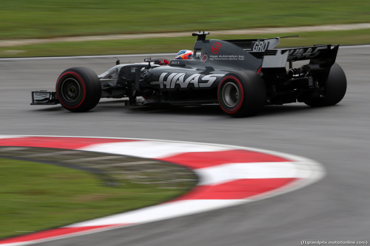 GP MALESIA, 29.09.2017 - Prove Libere 2, Romain Grosjean (FRA) Haas F1 Team VF-17