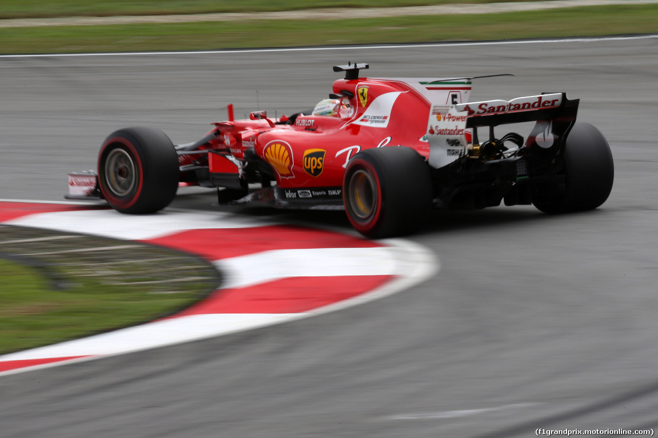 GP MALESIA, 29.09.2017 - Prove Libere 2, Sebastian Vettel (GER) Ferrari SF70H