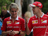 GP MALESIA, 29.09.2017 - Britta Roeske (AUT) Ferrari Press Officer e Sebastian Vettel (GER) Ferrari SF70H