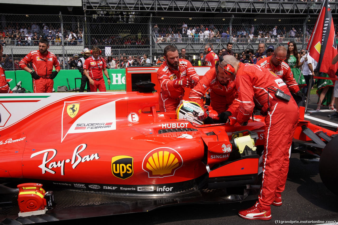 GP MESSICO, 29.10.2017 - Gara, Sebastian Vettel (GER) Ferrari SF70H