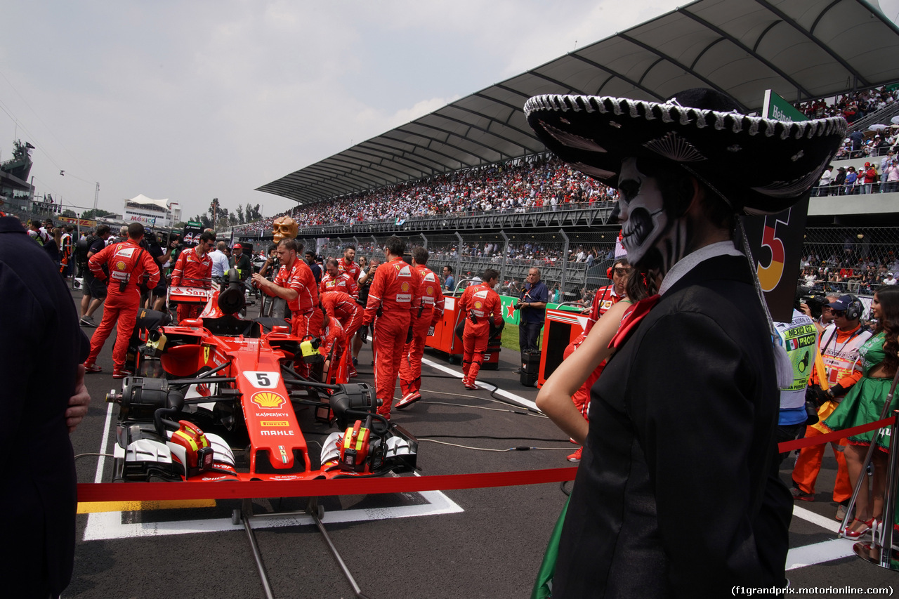 GP MESSICO, 29.10.2017 - Gara, Sebastian Vettel (GER) Ferrari SF70H