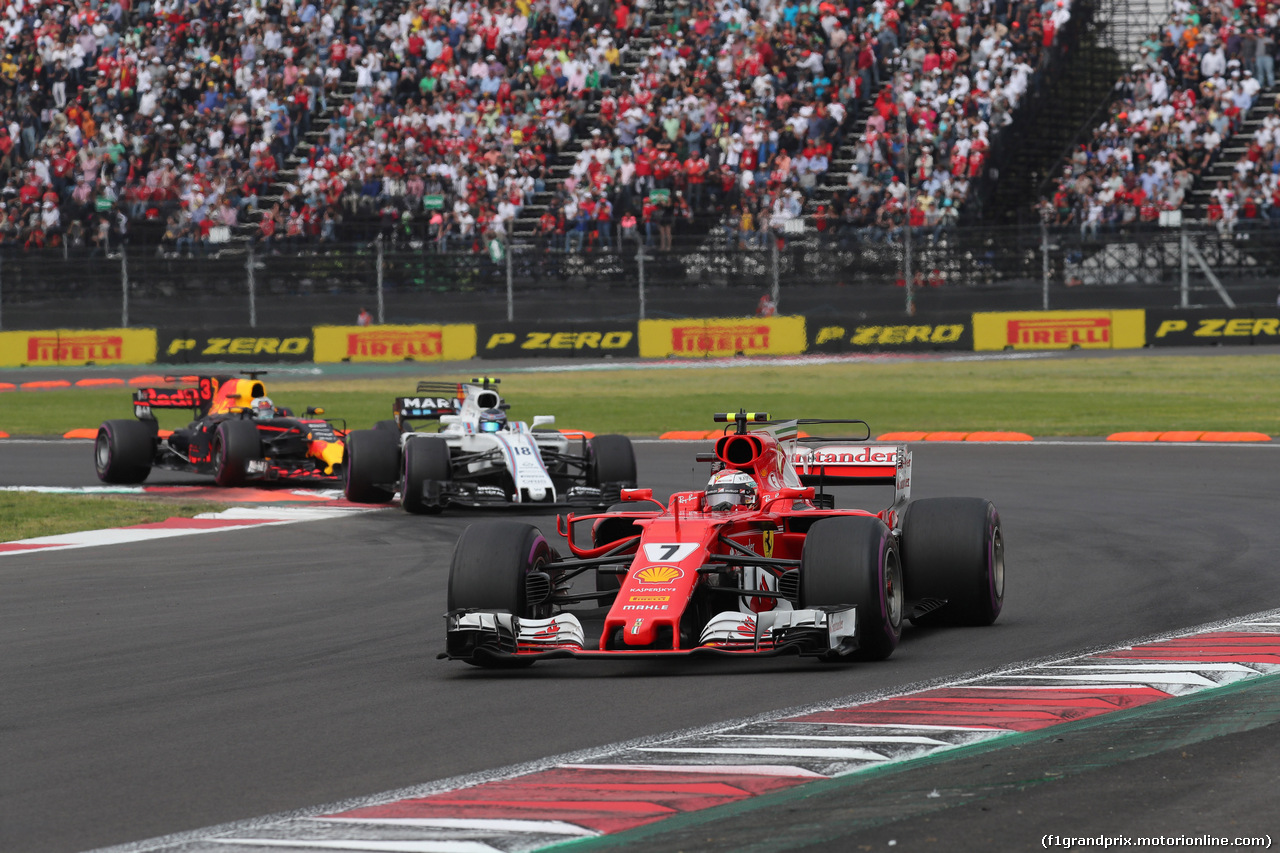 GP MESSICO, 29.10.2017 - Gara, Kimi Raikkonen (FIN) Ferrari SF70H