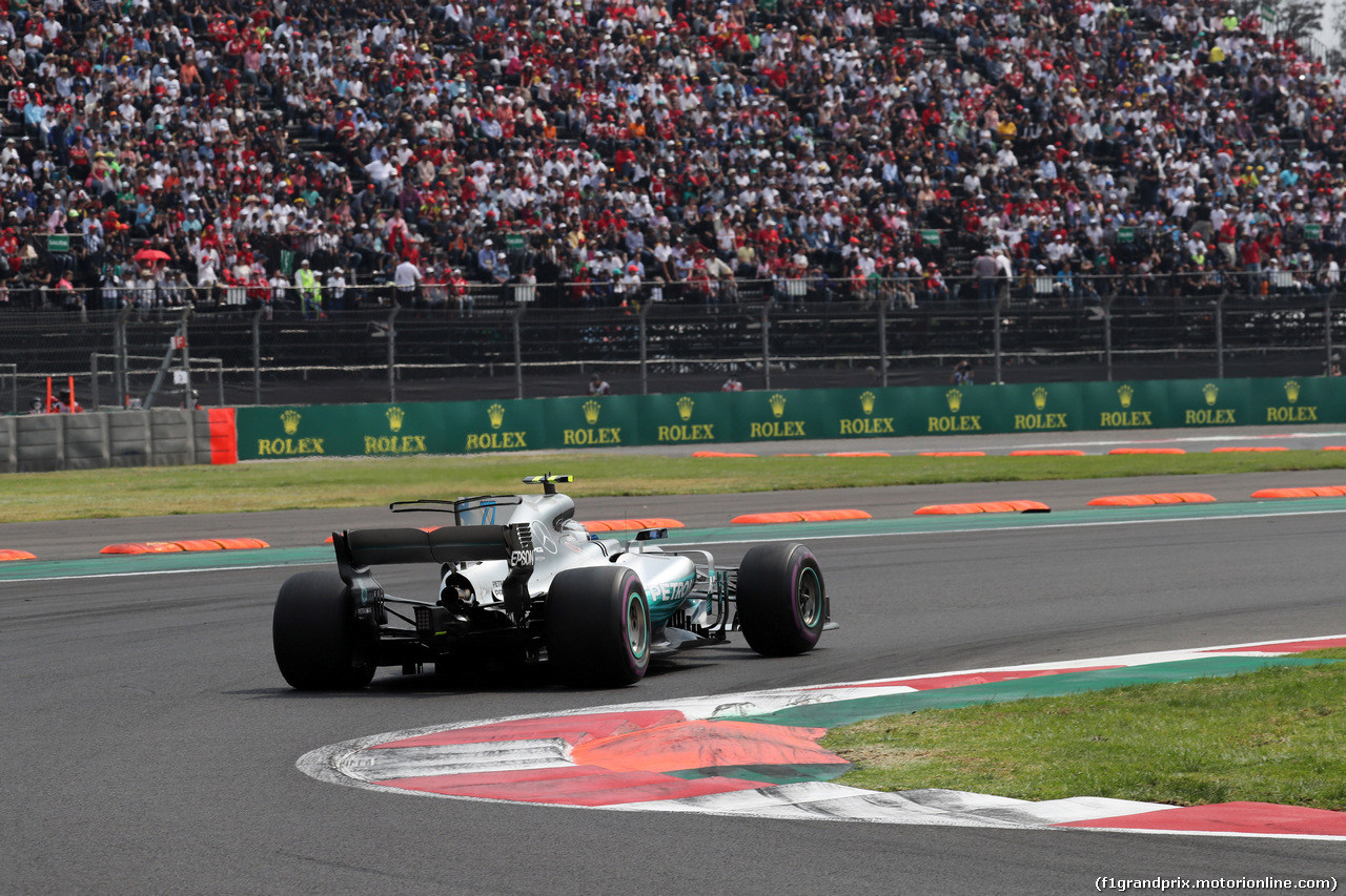 GP MESSICO, 29.10.2017 - Gara, Valtteri Bottas (FIN) Mercedes AMG F1 W08