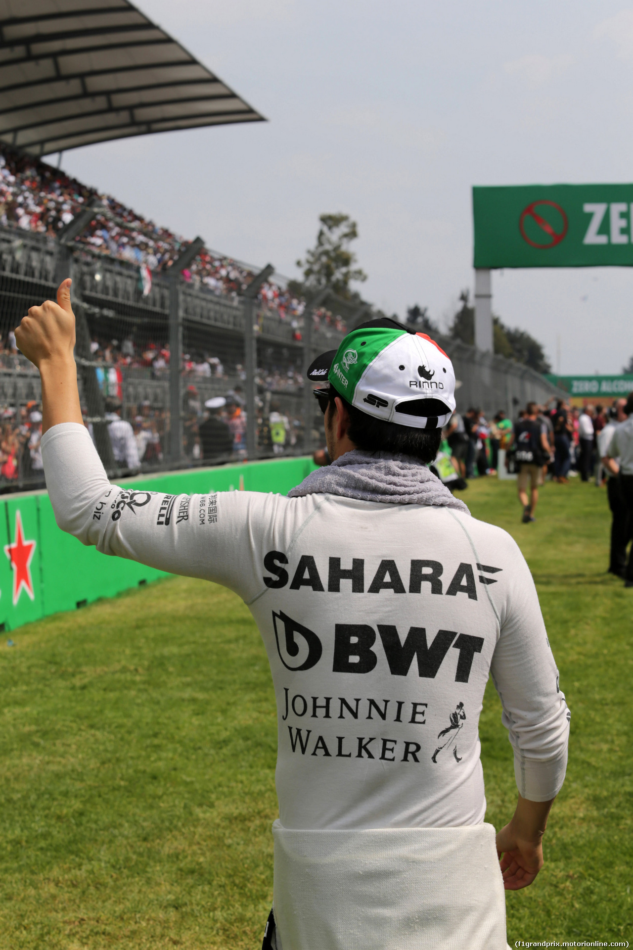 GP MESSICO, 29.10.2017 - Gara, Sergio Perez (MEX) Sahara Force India F1 VJM010