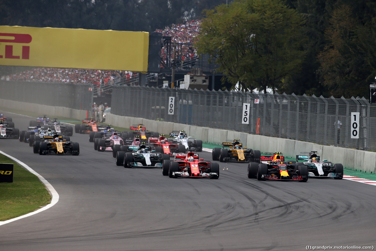 GP MESSICO, 29.10.2017 - Gara, Start of the race