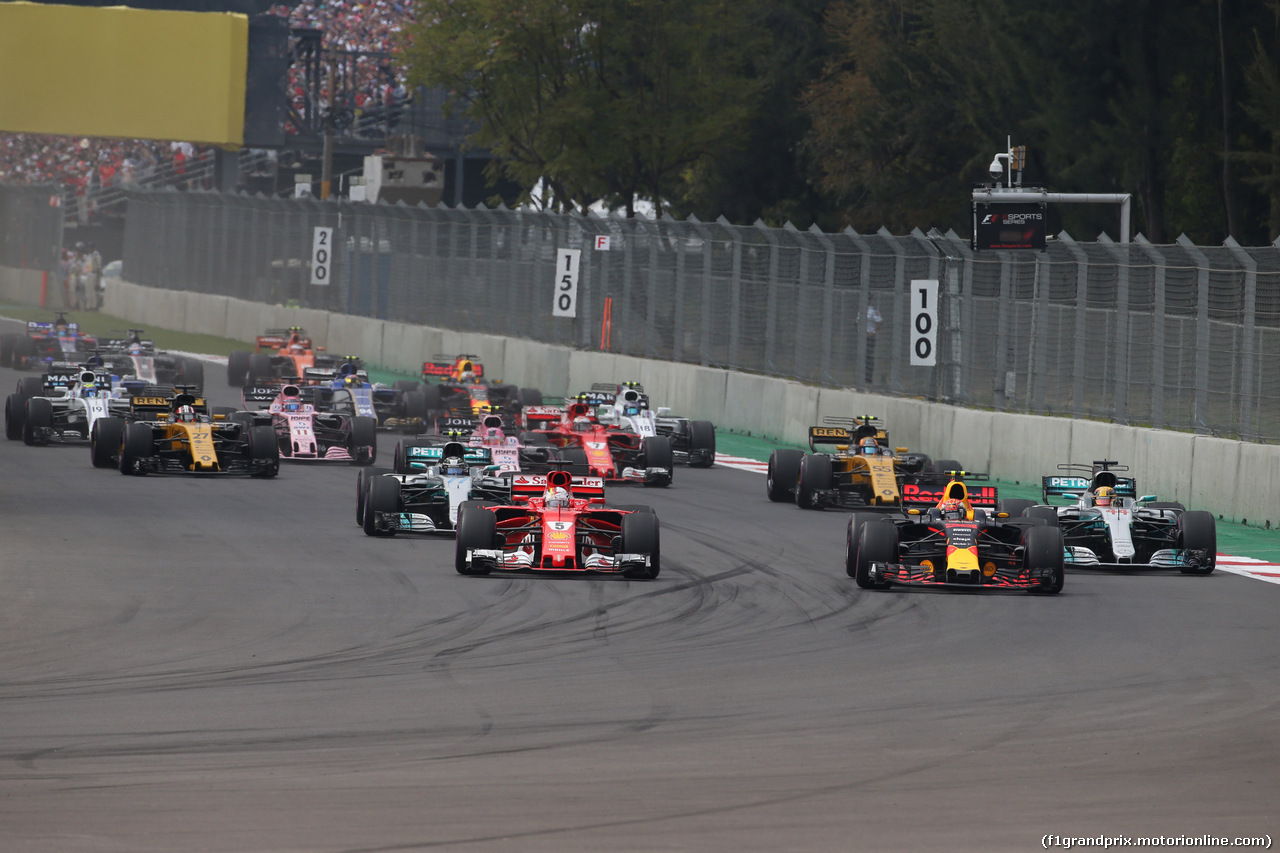 GP MESSICO, 29.10.2017 - Gara, Start of the race