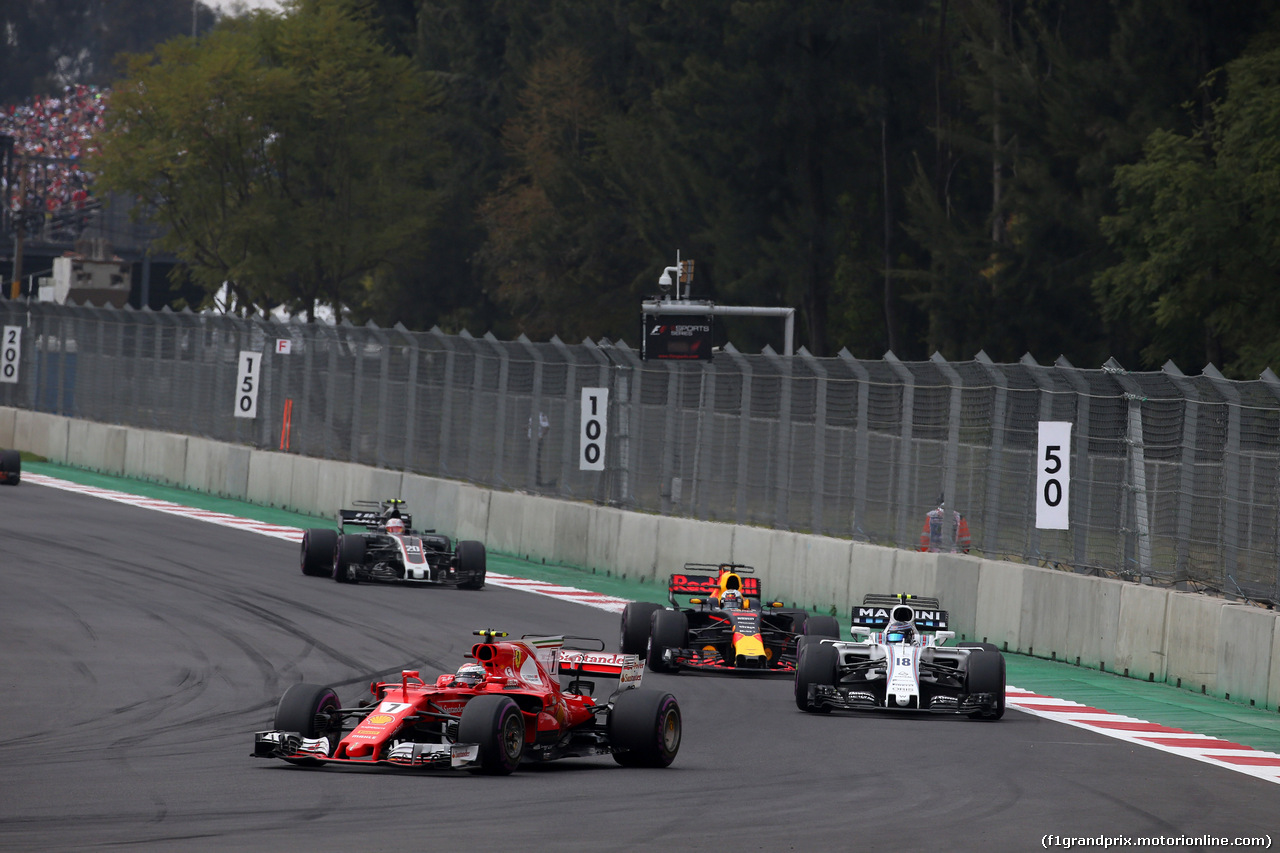 GP MESSICO, 29.10.2017 - Gara, Kimi Raikkonen (FIN) Ferrari SF70H