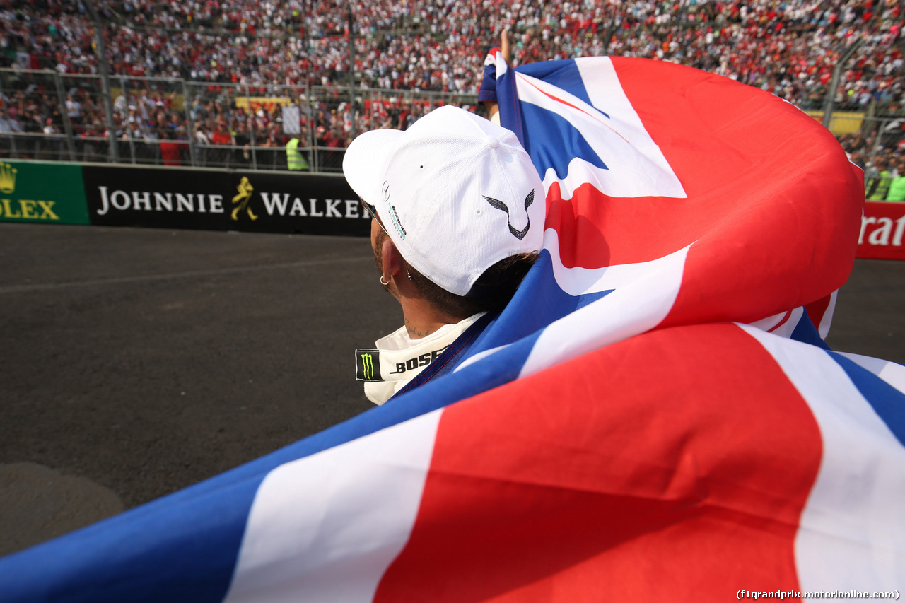 GP MESSICO, 29.10.2017 - Gara, Lewis Hamilton (GBR) Mercedes AMG F1 W08 World Champion 2017