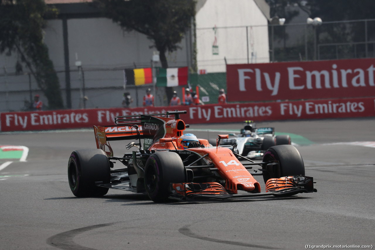 GP MESSICO, 29.10.2017 - Gara, Fernando Alonso (ESP) McLaren MCL32