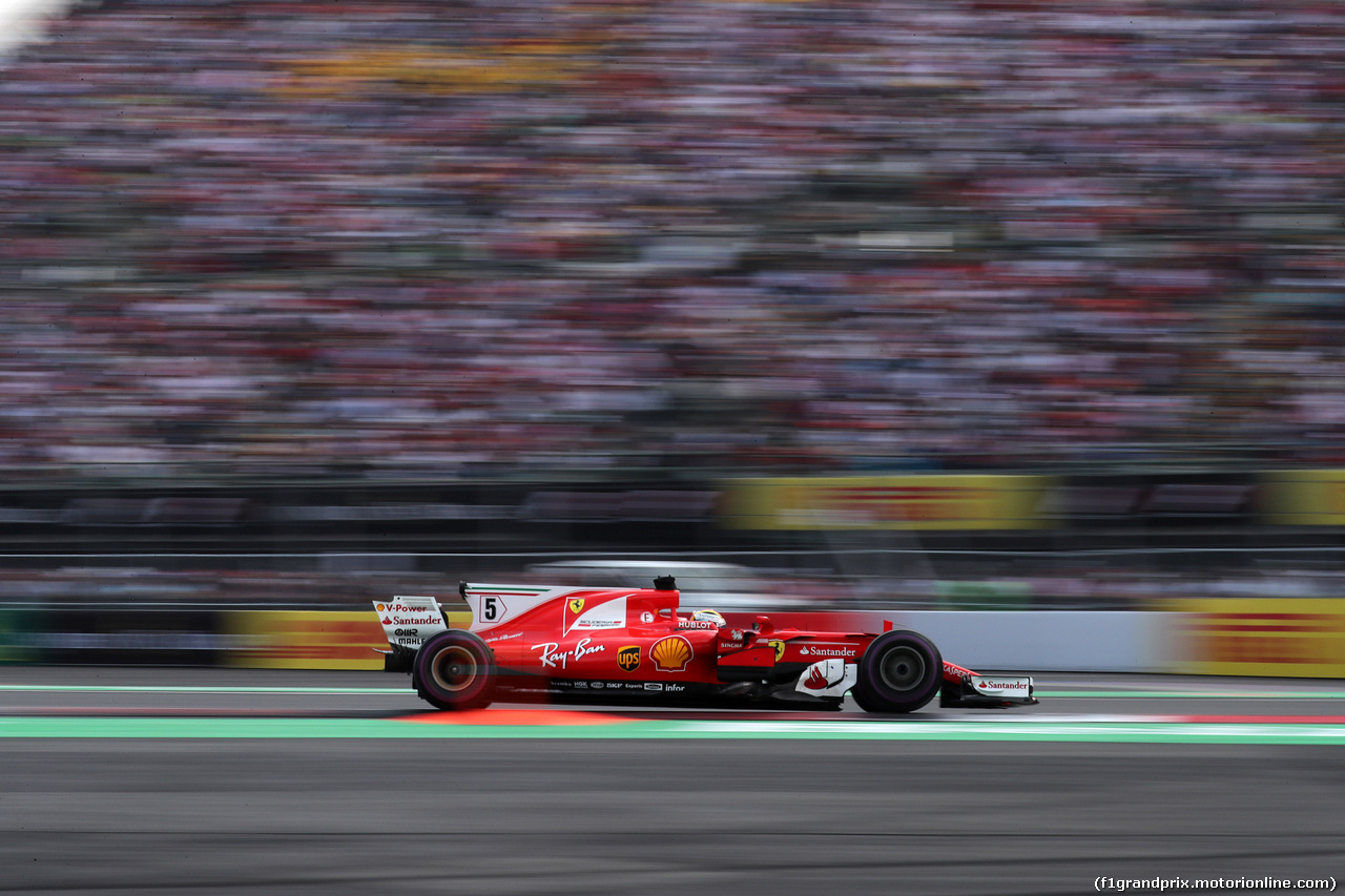 GP MESSICO, 29.10.2017 - Gara, Sebastian Vettel (GER) Ferrari SF70H