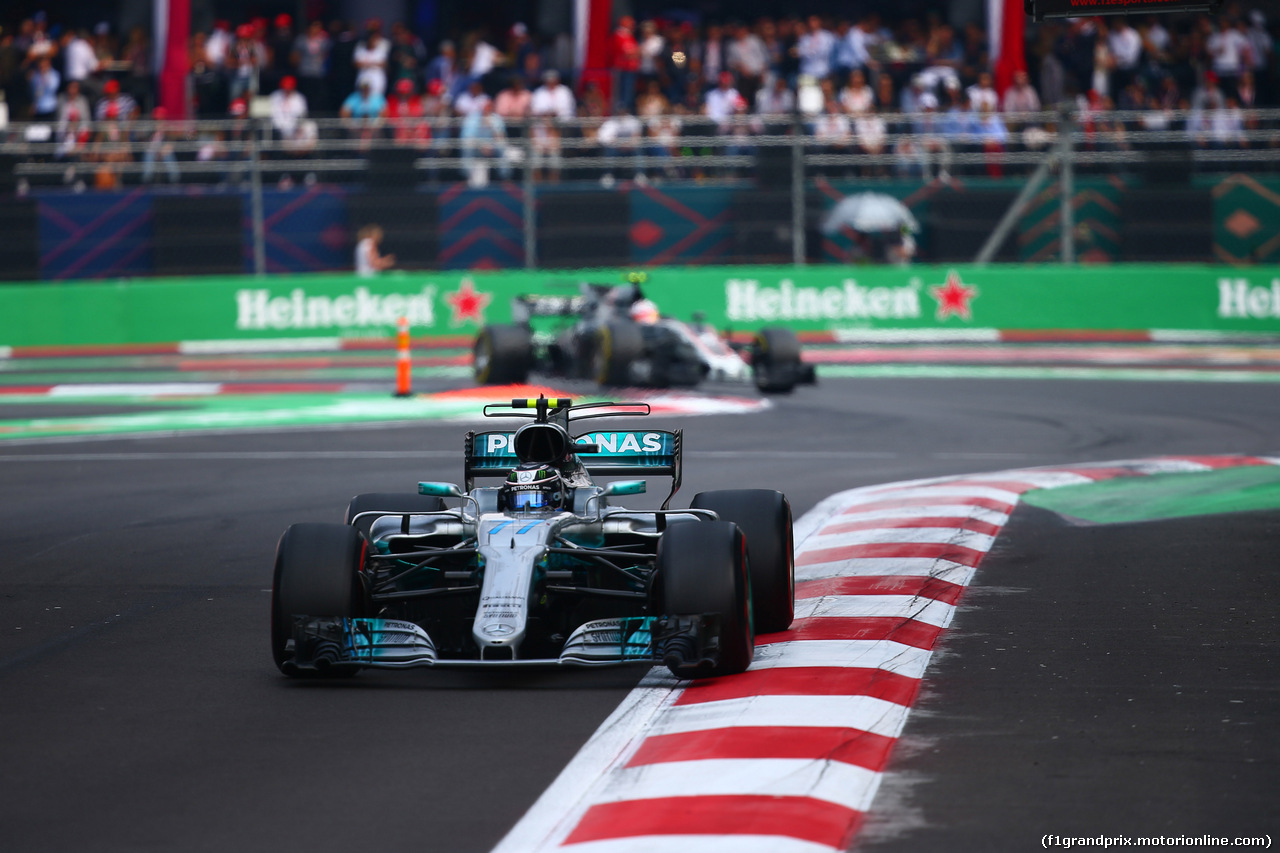 GP MESSICO, 29.10.2017 - Gara, Valtteri Bottas (FIN) Mercedes AMG F1 W08