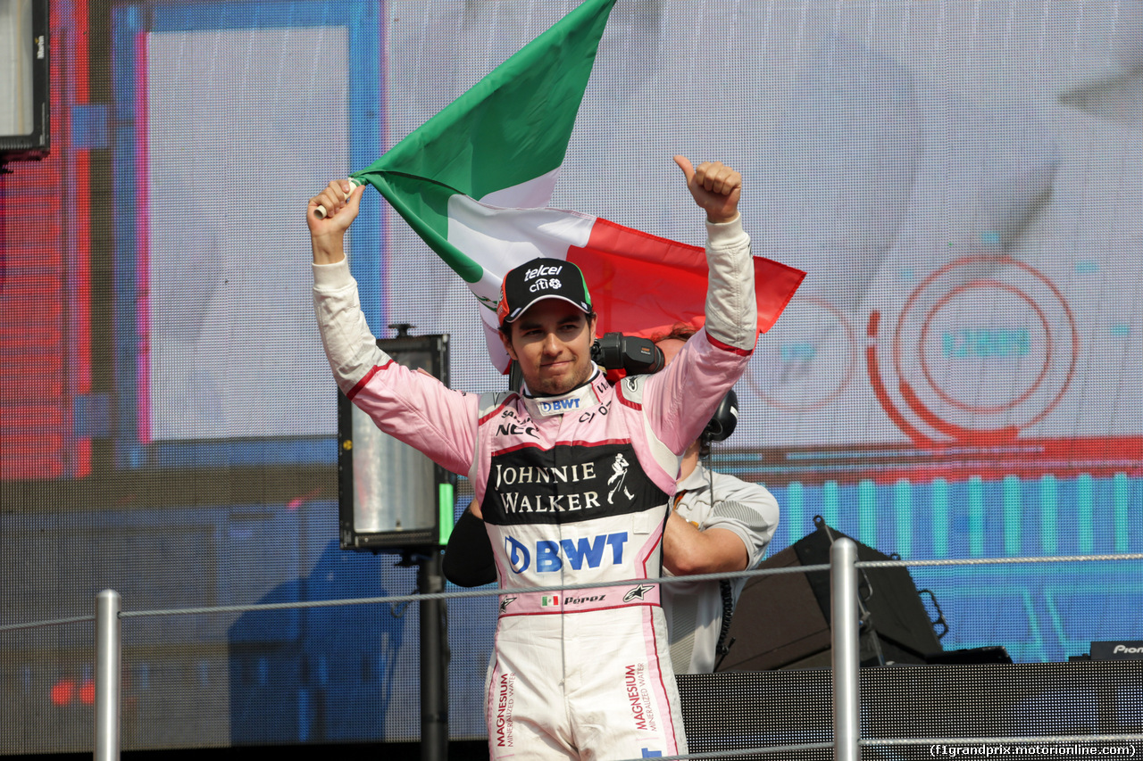 GP MESSICO, 29.10.2017 - Gara, Sergio Perez (MEX) Sahara Force India F1 VJM010