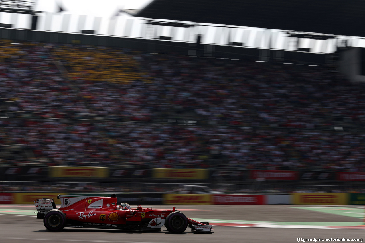 GP MESSICO, 29.10.2017 - Gara, Sebastian Vettel (GER) Ferrari SF70H