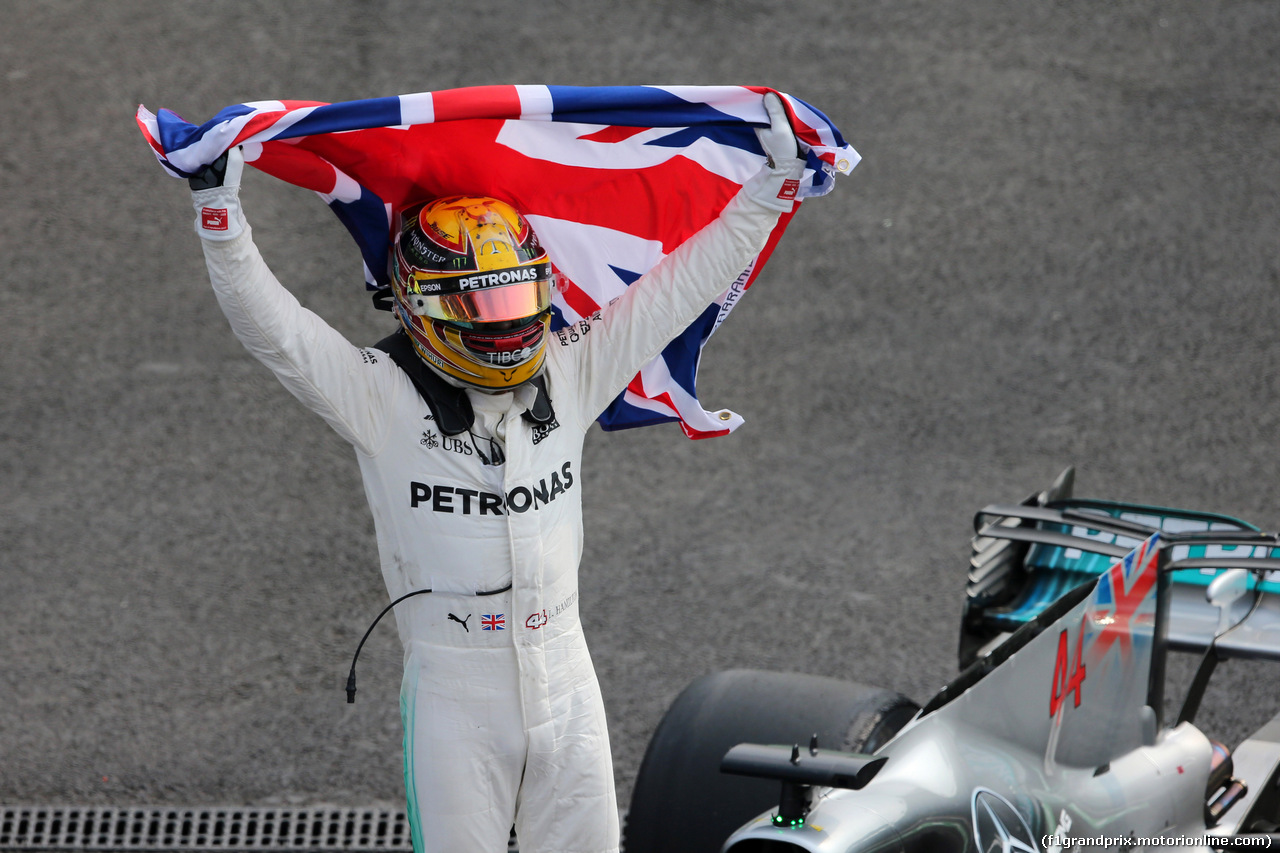 GP MESSICO, 29.10.2017 - Gara, Lewis Hamilton (GBR) Mercedes AMG F1 W08 World Champion 2017