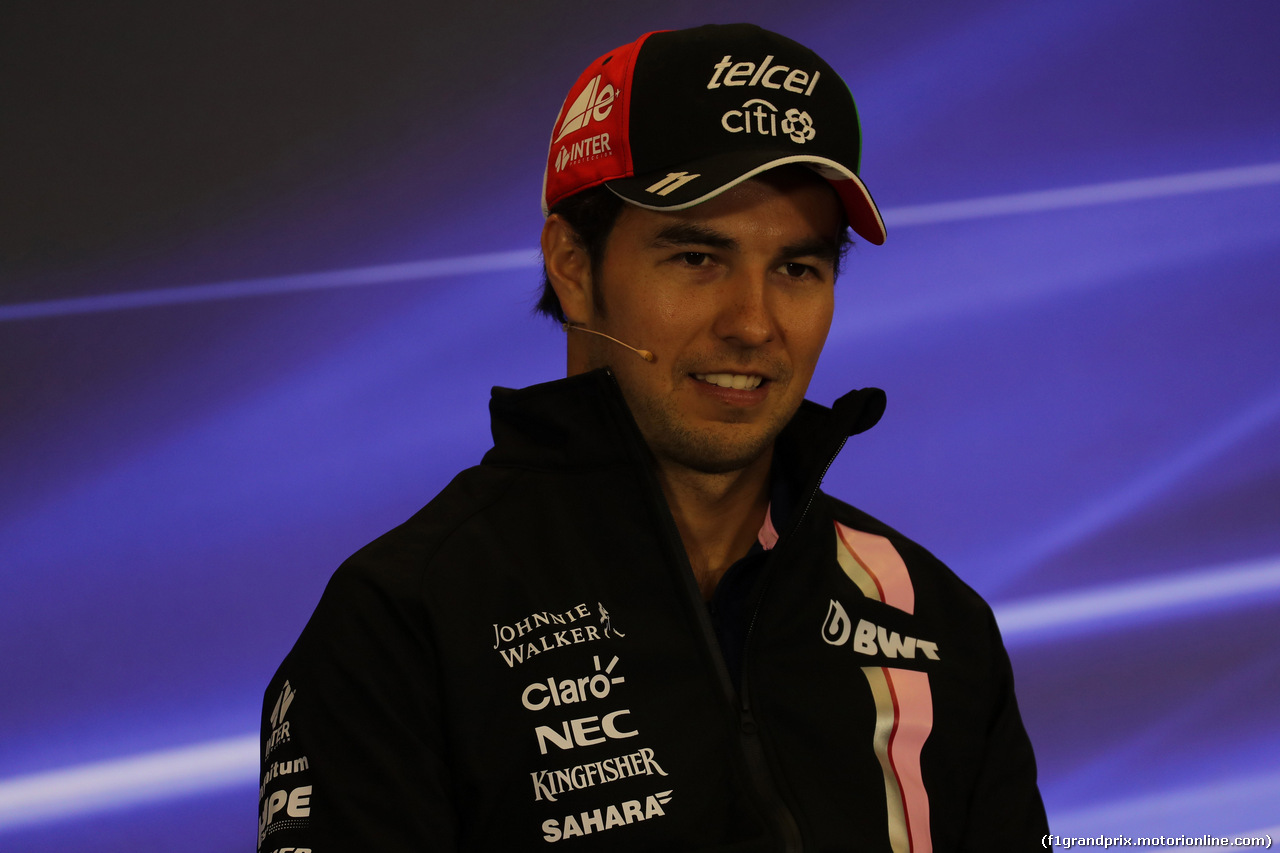 GP MESSICO, 26.10.2017 - Sergio Perez (MEX) Sahara Force India F1 VJM010