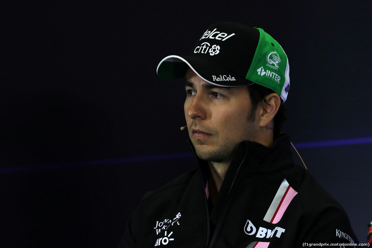 GP MESSICO, 26.10.2017 - Sergio Perez (MEX) Sahara Force India F1 VJM010
