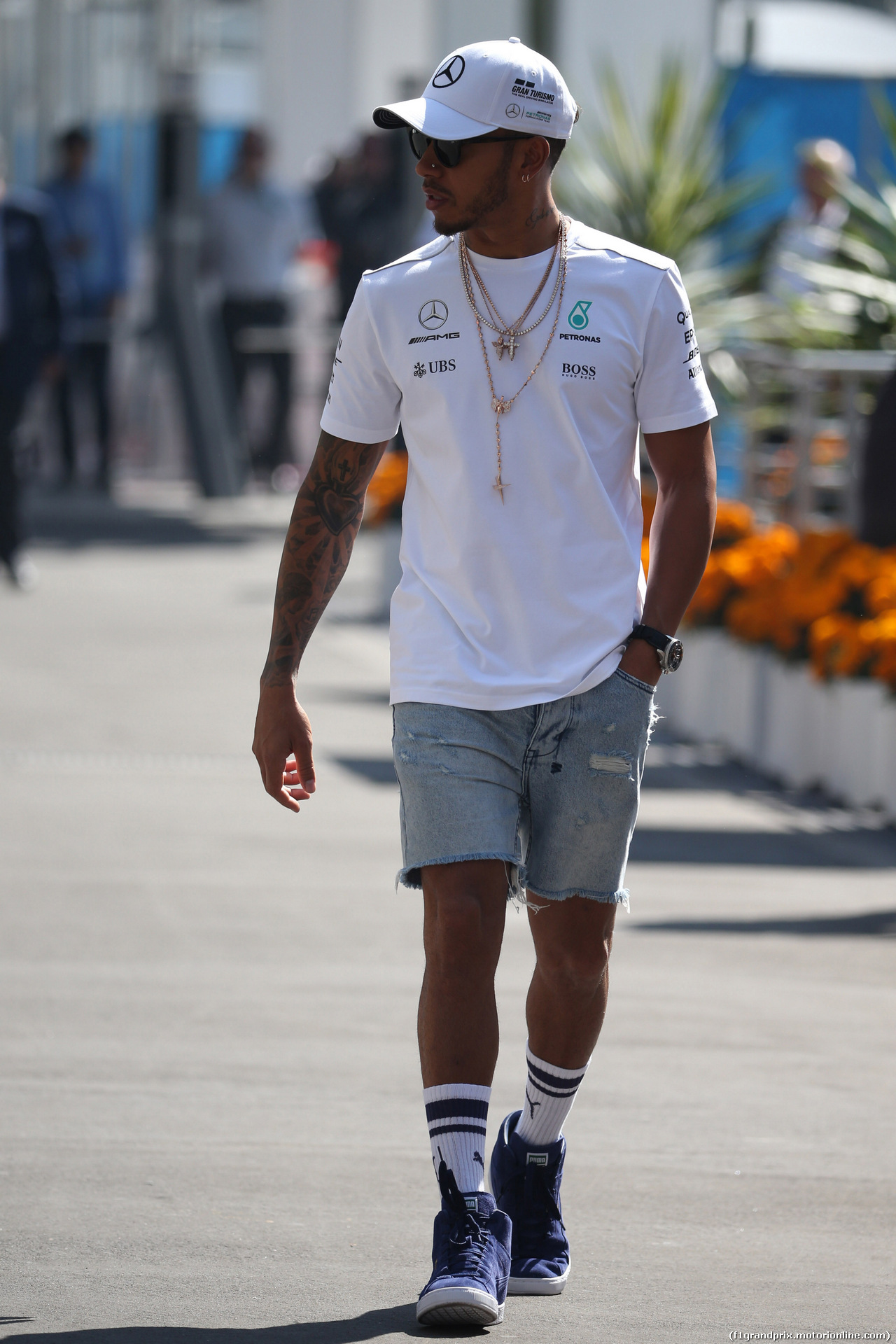 GP MESSICO, 26.10.2017 - Lewis Hamilton (GBR) Mercedes AMG F1 W08