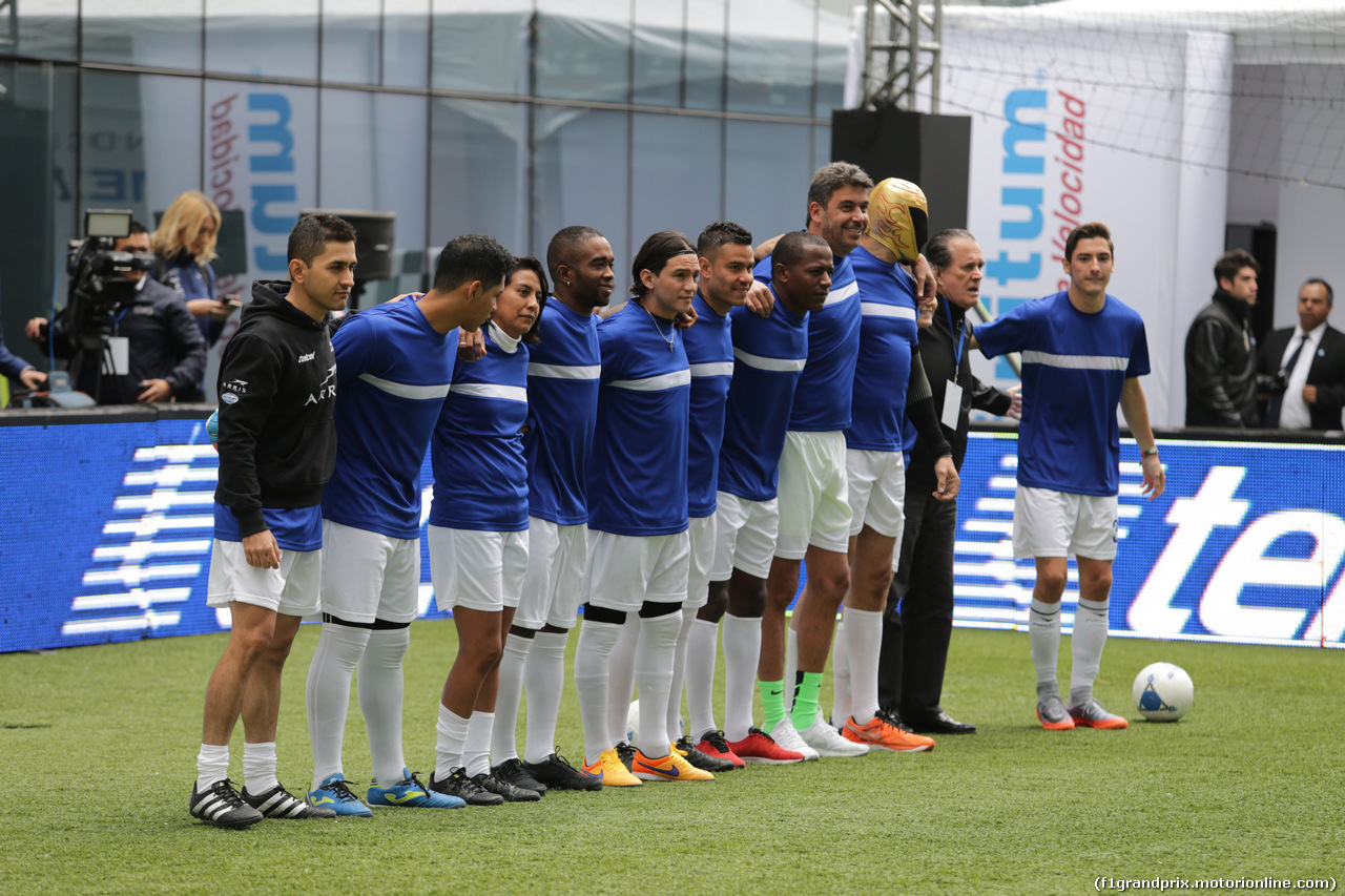 GP MESSICO, Alfonso Celis Jr (MEX) Sahara Force India F1 Development Driver at an America Movil Charity Football Match.
25.10.2017