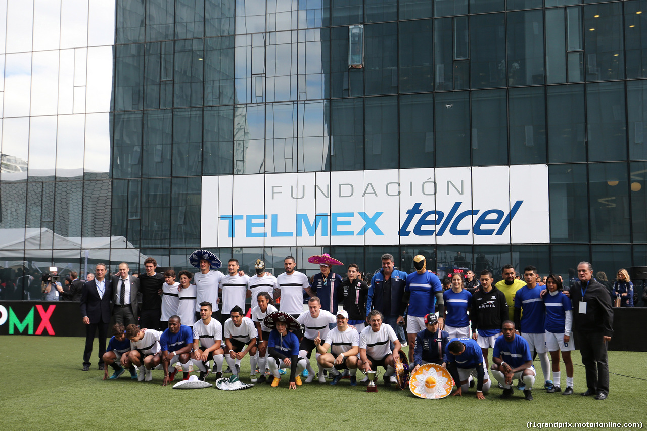 GP MESSICO, Sahara Force India F1 Team - America Movil Charity Football Match.
25.10.2017