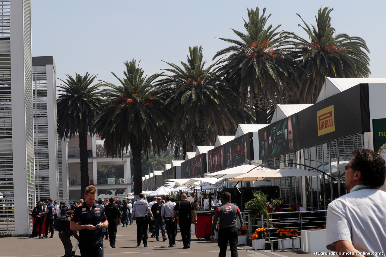 GP MESSICO, 26.10.2017 - The paddock.