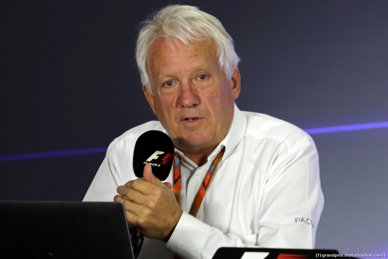 GP MESSICO, 26.10.2017 - Charlie Whiting (GBR) FIA Delegate in an FIA Press Conference regarding track limits.