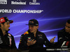 GP MESSICO, 26.10.2017 - Conferenza Stampa, Sergio Perez (MEX) Sahara Force India F1 VJM010, Max Verstappen (NED) Red Bull Racing RB13 e Pascal Wehrlein (GER) Sauber C36
