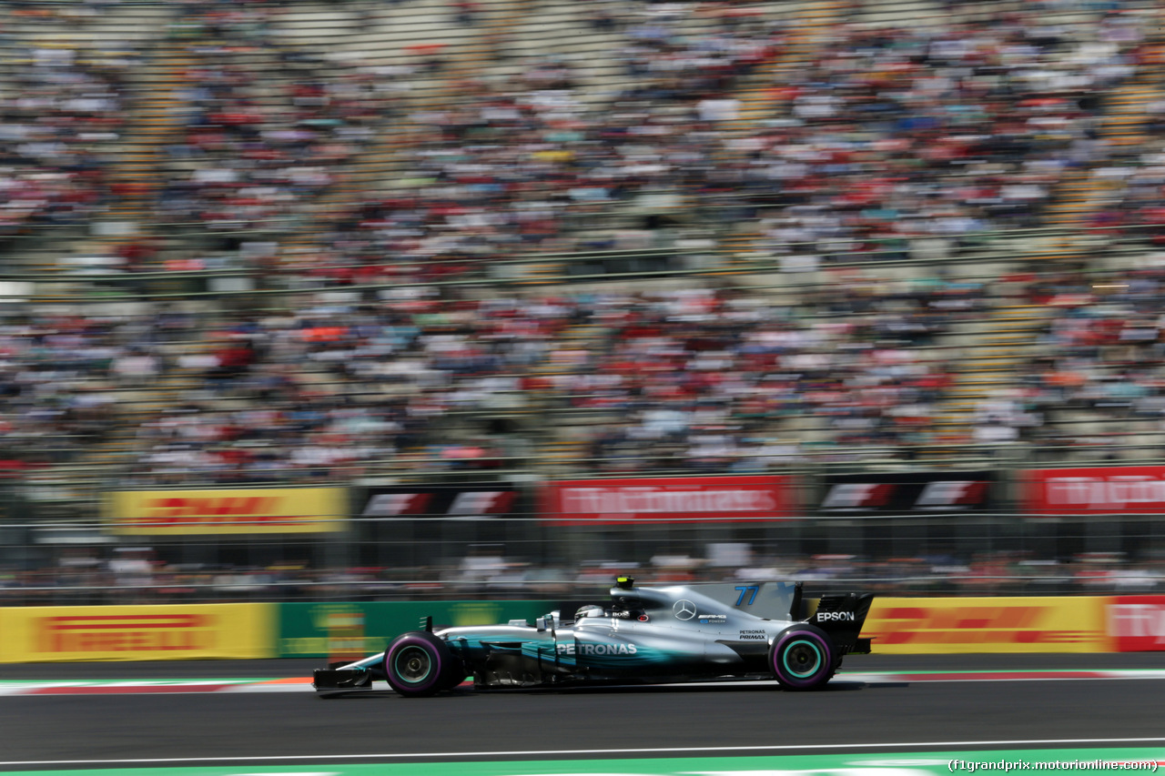 GP MESSICO, 27.10.2017 - Prove Libere 2, Valtteri Bottas (FIN) Mercedes AMG F1 W08