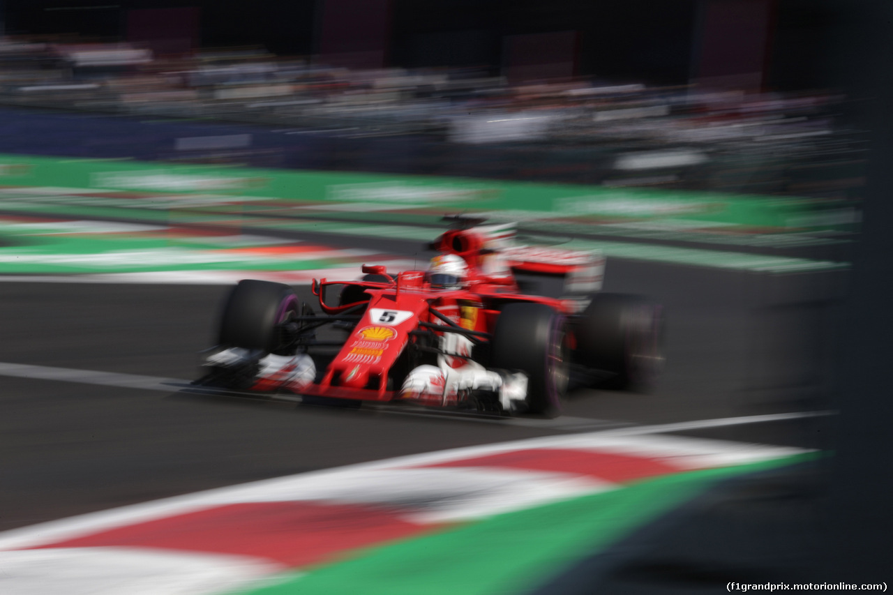 GP MESSICO, 27.10.2017 - Prove Libere 2, Sebastian Vettel (GER) Ferrari SF70H