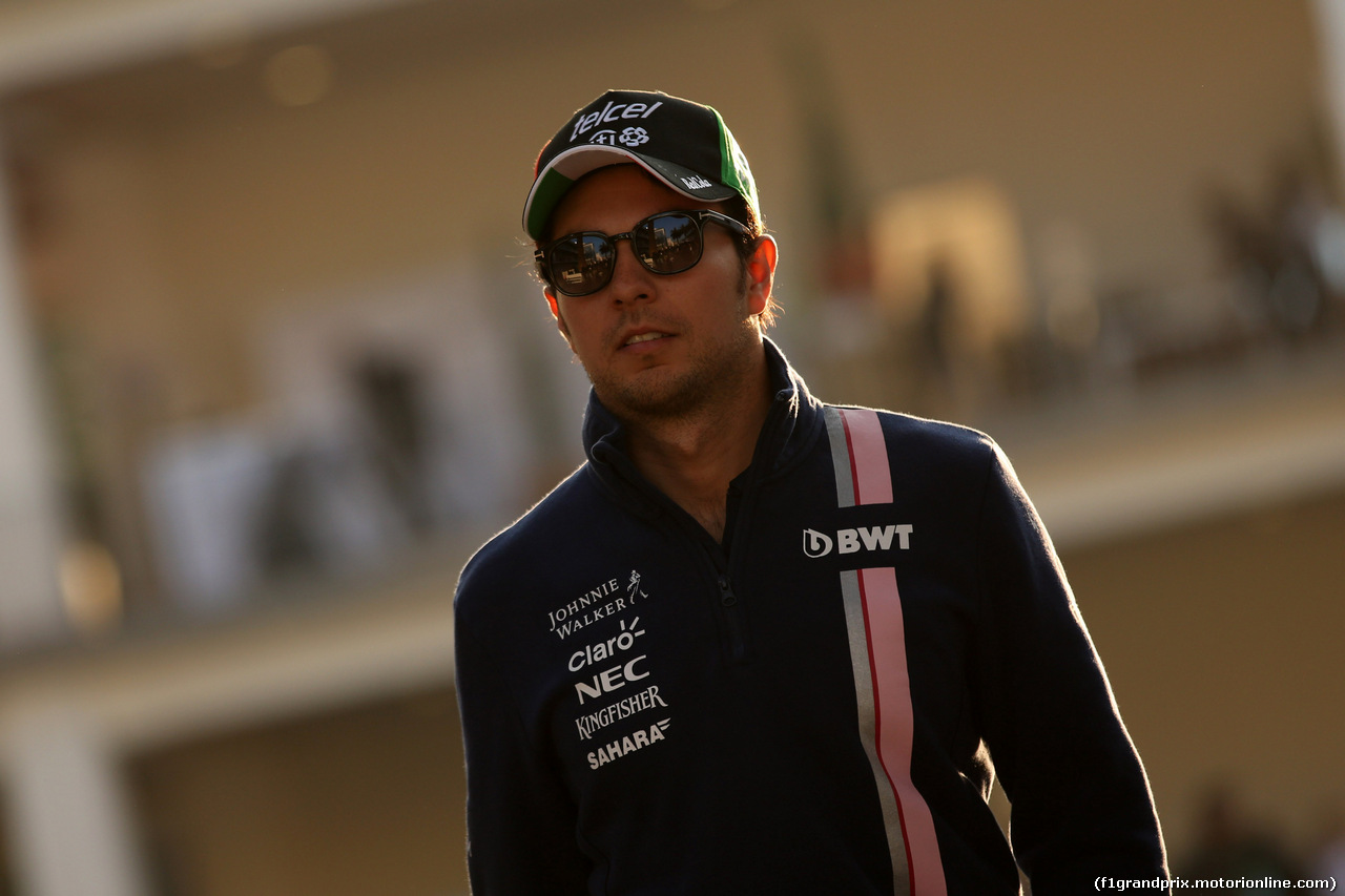 GP MESSICO, 28.10.2017 - Sergio Perez (MEX) Sahara Force India F1 VJM010