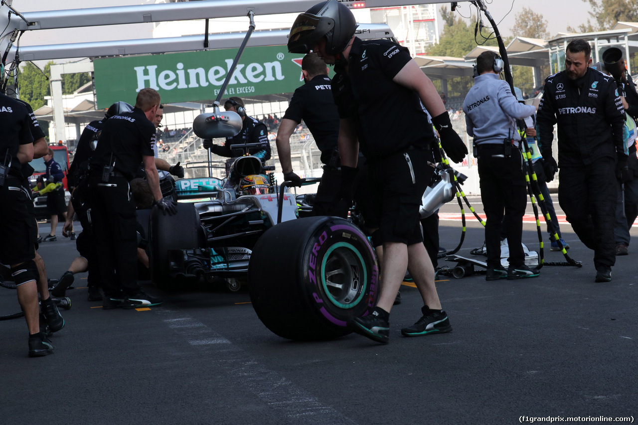GP MESSICO, 28.10.2017 - Prove Libere 3, Lewis Hamilton (GBR) Mercedes AMG F1 W08