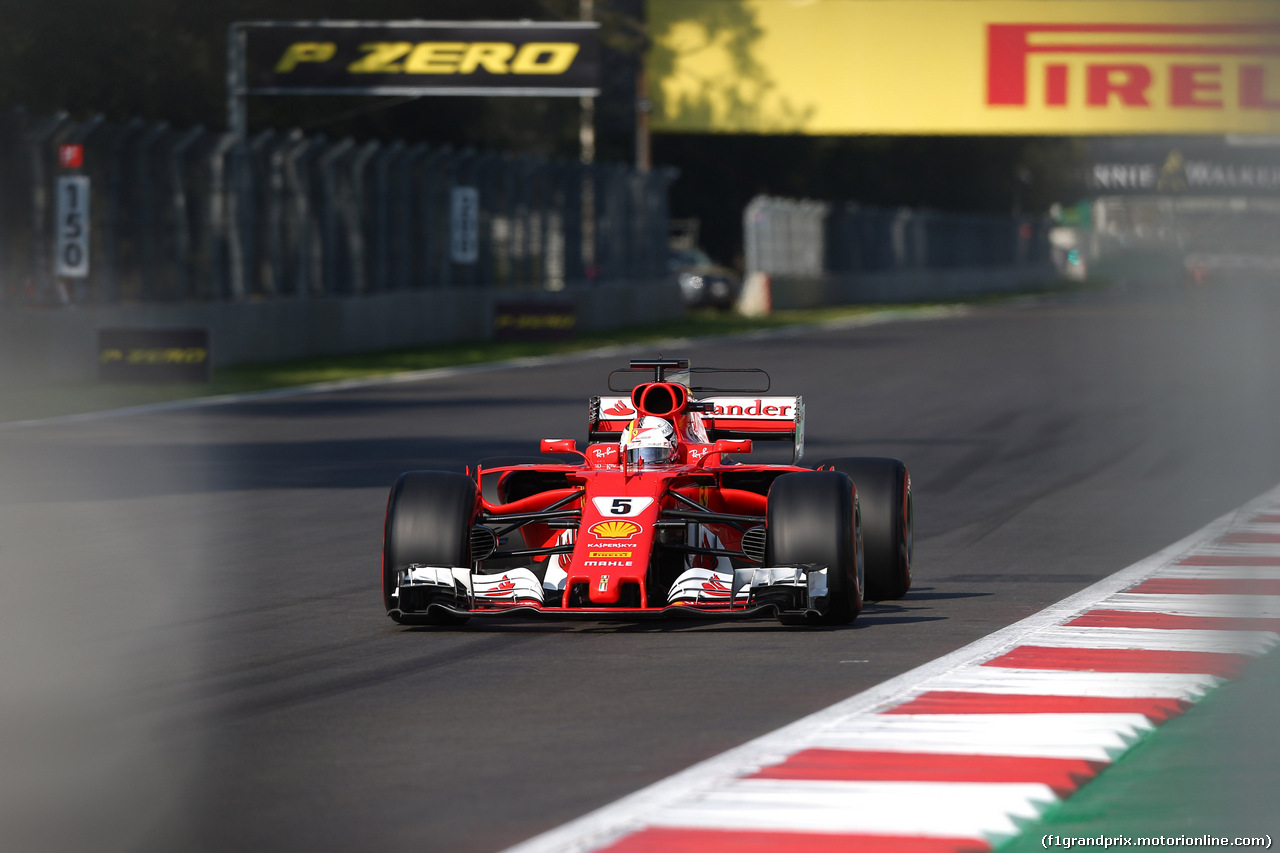 GP MESSICO, 28.10.2017 - Prove Libere 3, Sebastian Vettel (GER) Ferrari SF70H
